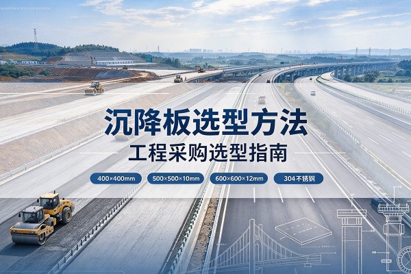 东坡沉降板选择方法