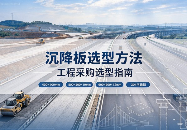 东坡沉降板选择方法